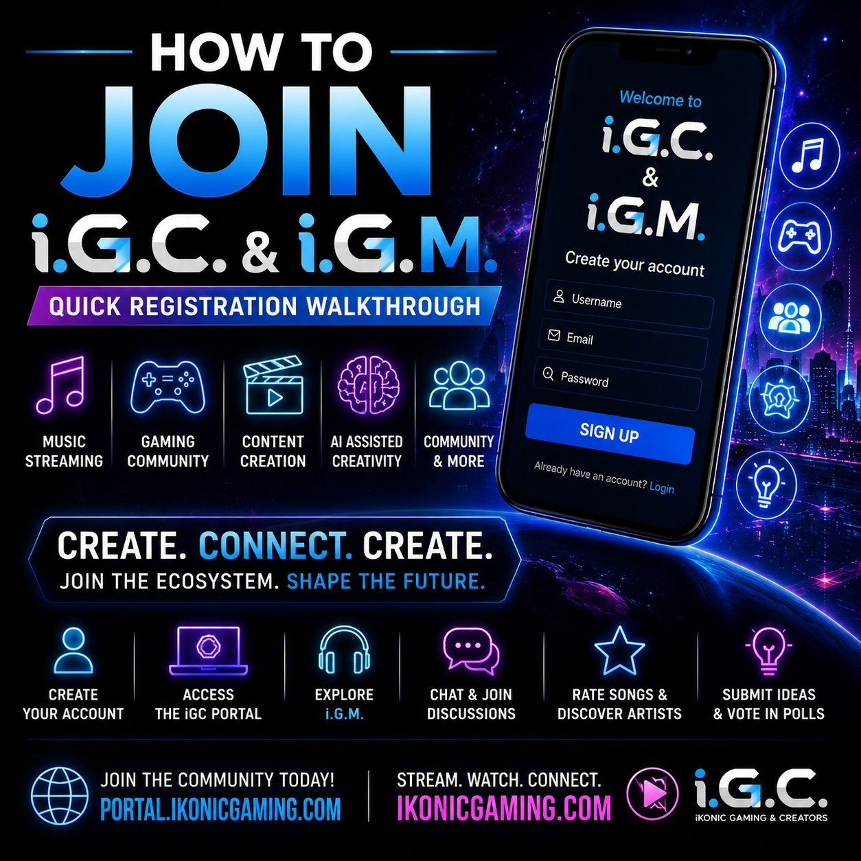 🎧 How To Join iGC & i.G.M. | Quick Registration Walkthrough