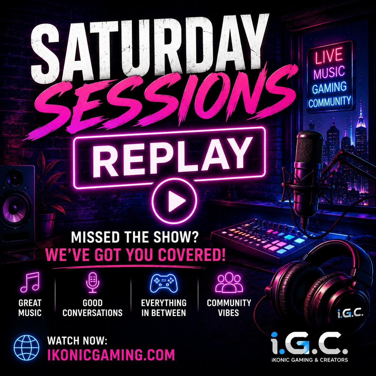 Saturday Sessions Replay